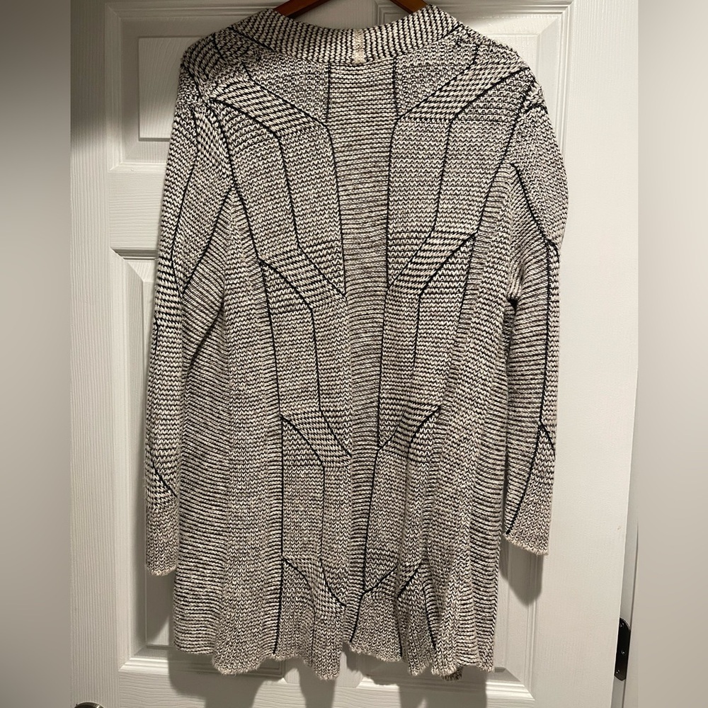 NIC+ZOE Black and White Cardigan